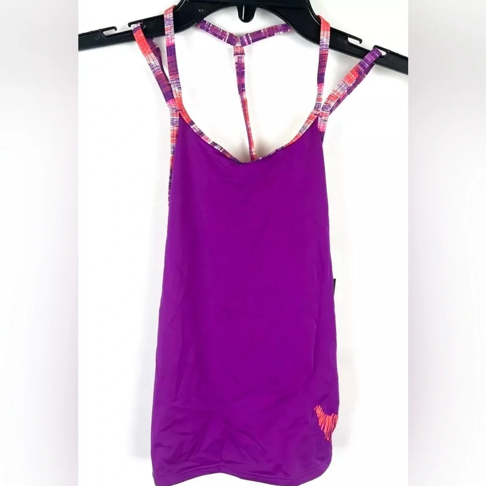 Nike Girl’s Two Piece Purple Tankini Swimsuit Set Size Small